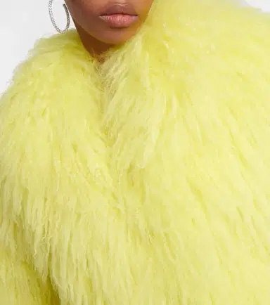 The Attico Faux fur cropped coat | Thumbnail 5 The Attico Faux fur cropped coat | Thumbnail 5