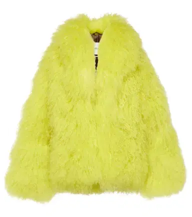 The Attico Faux fur cropped coat | Thumbnail 1 The Attico Faux fur cropped coat | Thumbnail 1
