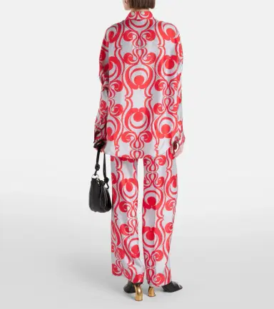 Dries Van Noten Printed silk twill shirt | Thumbnail 4 Dries Van Noten Printed silk twill shirt | Thumbnail 4