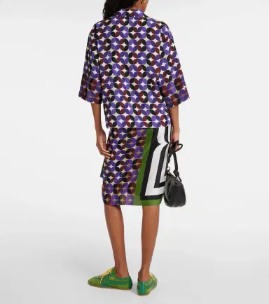 Dries Van Noten Printed crêpe bowling shirt | Thumbnail 2 Dries Van Noten Printed crêpe bowling shirt | Thumbnail 2