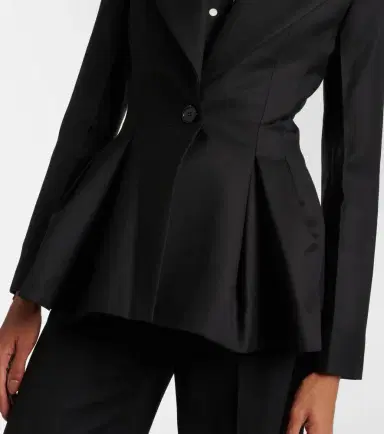 Nina Ricci Wool gabardine blazer | Thumbnail 3 Nina Ricci Wool gabardine blazer | Thumbnail 3