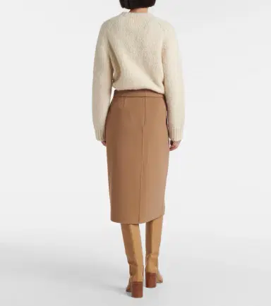 'S Max Mara Alec belted wool midi skirt | Thumbnail 3 'S Max Mara Alec belted wool midi skirt | Thumbnail 3