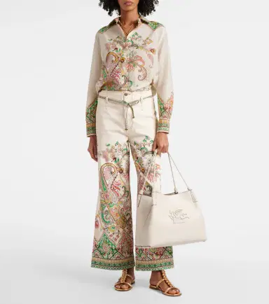 Etro Libra Large leather tote bag | Thumbnail 4 Etro Libra Large leather tote bag | Thumbnail 4