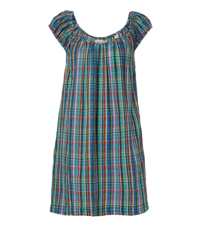 Dôen Faye plaid cotton minidress Dôen Faye plaid cotton minidress