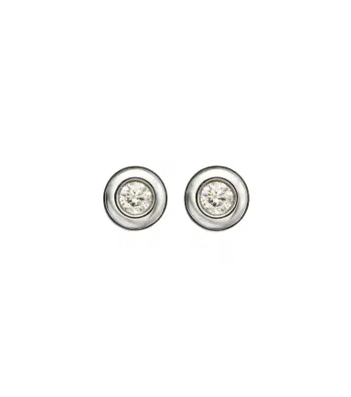 David Yurman Pavé sterling silver earrings with diamonds | Thumbnail 1 David Yurman Pavé sterling silver earrings with diamonds | Thumbnail 1