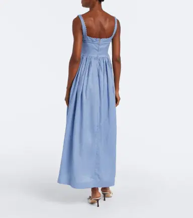 Agua by Agua Bendita Barbara embroidered linen maxi dress | Thumbnail 2 Agua by Agua Bendita Barbara embroidered linen maxi dress | Thumbnail 2