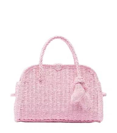 Jacquemus Turismo Small raffia-effect bowling bag | Thumbnail 1 Jacquemus Turismo Small raffia-effect bowling bag | Thumbnail 1
