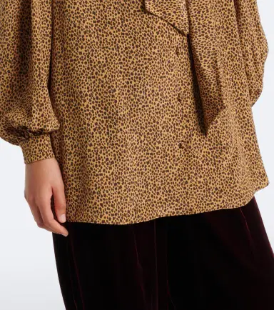 Valentino Leopard print silk blouse | Thumbnail 3 Valentino Leopard print silk blouse | Thumbnail 3