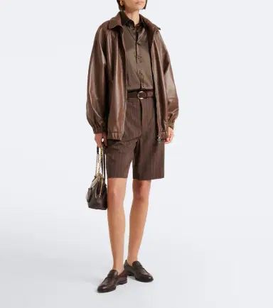 Ralph Lauren Collection Striped wool shorts | Thumbnail 4 Ralph Lauren Collection Striped wool shorts | Thumbnail 4