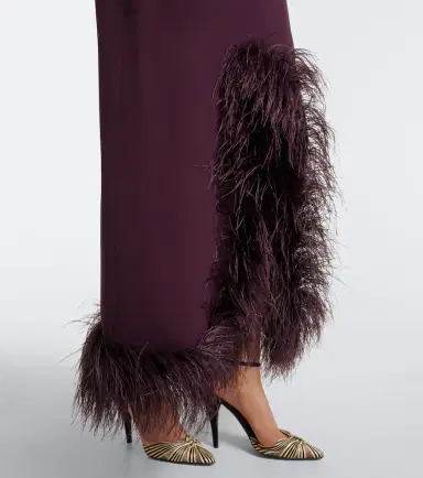 Valentino Cady Couture feather-trimmed gown | Thumbnail 2 Valentino Cady Couture feather-trimmed gown | Thumbnail 2