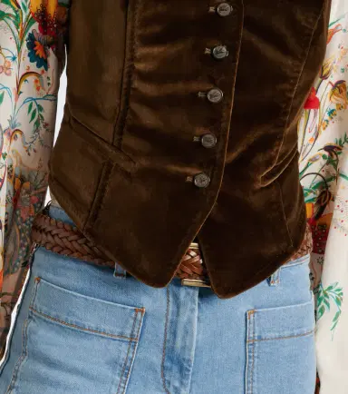 Etro Cotton velvet vest | Thumbnail 3 Etro Cotton velvet vest | Thumbnail 3