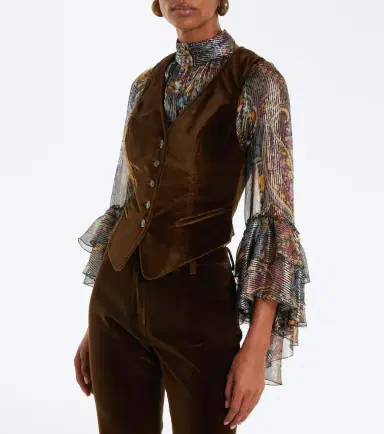 Etro Cotton velvet vest | Thumbnail 7 Etro Cotton velvet vest | Thumbnail 7