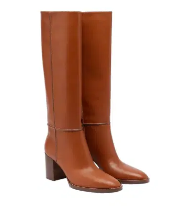 Gianvito Rossi Leather knee-high boots | Thumbnail 1 Gianvito Rossi Leather knee-high boots | Thumbnail 1