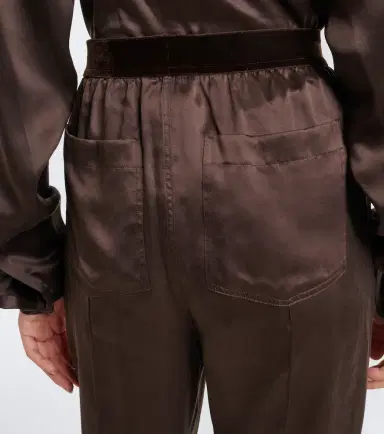 Tom Ford Silk satin straight pants | Thumbnail 3 Tom Ford Silk satin straight pants | Thumbnail 3