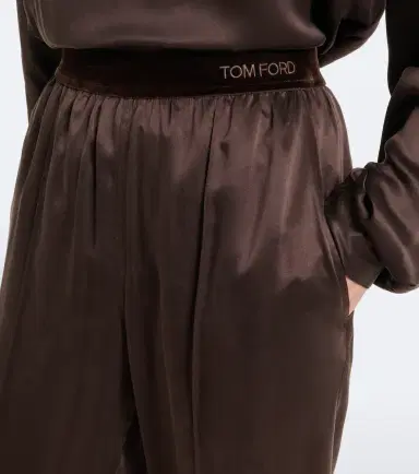 Tom Ford Silk satin straight pants | Thumbnail 6 Tom Ford Silk satin straight pants | Thumbnail 6