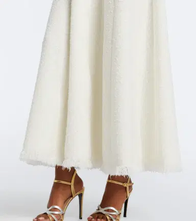 Oscar de la Renta Tweed midi dress | Thumbnail 3 Oscar de la Renta Tweed midi dress | Thumbnail 3