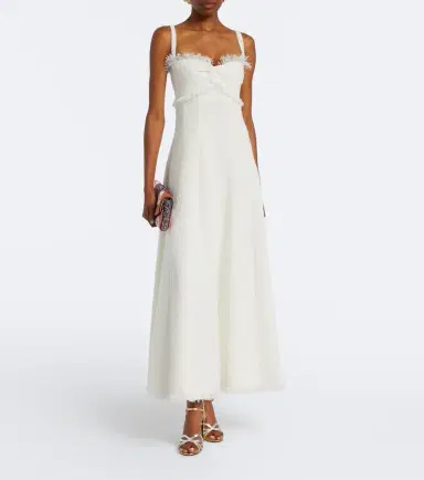 Oscar de la Renta Tweed midi dress | Thumbnail 5 Oscar de la Renta Tweed midi dress | Thumbnail 5
