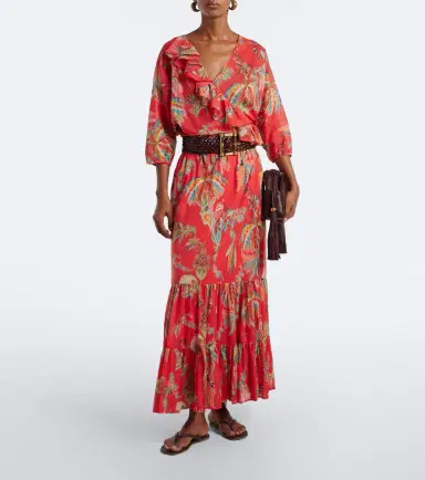 Etro Floral cotton wrap top | Thumbnail 4 Etro Floral cotton wrap top | Thumbnail 4