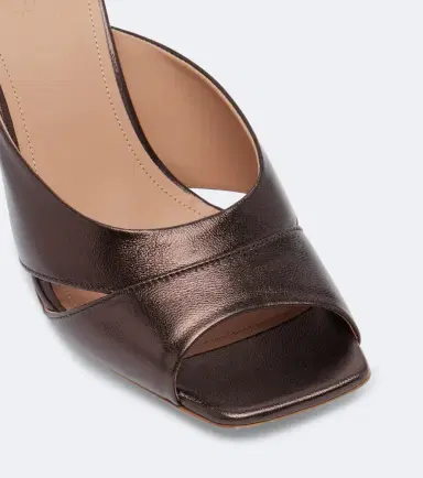 Malone Souliers Lourdes metallic leather wedge mules | Thumbnail 4 Malone Souliers Lourdes metallic leather wedge mules | Thumbnail 4