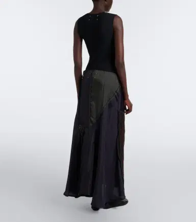 Maison Margiela Patchwork striped maxi skirt | Thumbnail 2 Maison Margiela Patchwork striped maxi skirt | Thumbnail 2