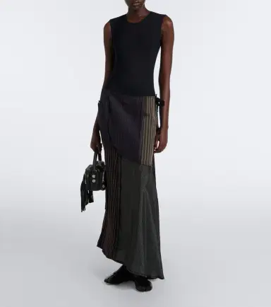 Maison Margiela Patchwork striped maxi skirt | Thumbnail 6 Maison Margiela Patchwork striped maxi skirt | Thumbnail 6