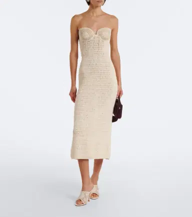 Magda Butrym Crochet cotton corset dress | Thumbnail 2 Magda Butrym Crochet cotton corset dress | Thumbnail 2