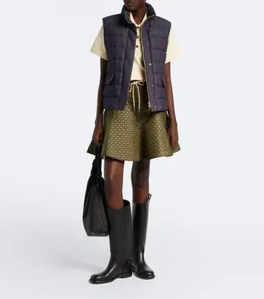 Moncler Bessez denim down vest | Thumbnail 5 Moncler Bessez denim down vest | Thumbnail 5