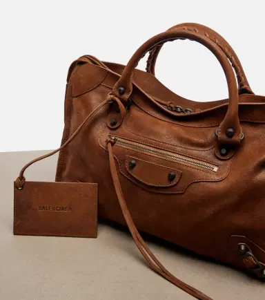 Balenciaga Le City Medium leather top-handle bag | Thumbnail 3 Balenciaga Le City Medium leather top-handle bag | Thumbnail 3