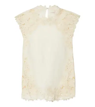 Ulla Johnson Amelie crochet-trimmed linen top | Thumbnail 1 Ulla Johnson Amelie crochet-trimmed linen top | Thumbnail 1