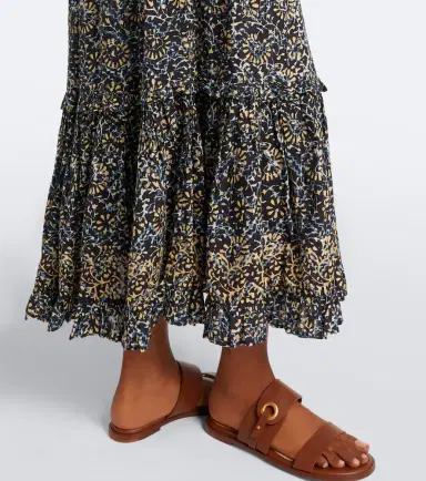 Ulla Johnson Ophelia printed cotton-blend midi dress | Thumbnail 2 Ulla Johnson Ophelia printed cotton-blend midi dress | Thumbnail 2