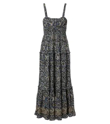 Ulla Johnson Ophelia printed cotton-blend midi dress | Thumbnail 1 Ulla Johnson Ophelia printed cotton-blend midi dress | Thumbnail 1
