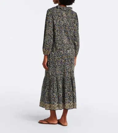Ulla Johnson Olina printed tiered cotton-blend midi skirt | Thumbnail 4 Ulla Johnson Olina printed tiered cotton-blend midi skirt | Thumbnail 4