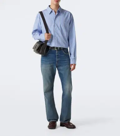 Saint Laurent Striped cotton poplin shirt | Thumbnail 2 Saint Laurent Striped cotton poplin shirt | Thumbnail 2