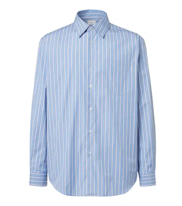 Striped cotton poplin shirt Striped cotton poplin shirt