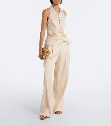 Simkhai Bria striped halterneck top | Thumbnail 2 Simkhai Bria striped halterneck top | Thumbnail 2