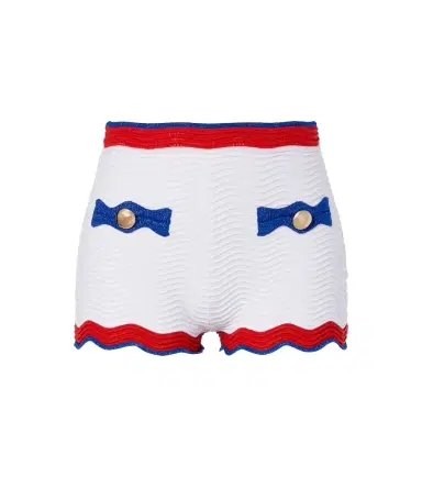 Retrofête Retrofête Kait scalloped shorts | Thumbnail 1 Retrofête Retrofête Kait scalloped shorts | Thumbnail 1