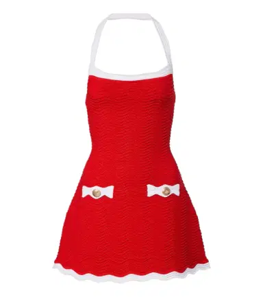 Retrofete Retrofête Ondina ribbed-knit minidress | Thumbnail 1 Retrofete Retrofête Ondina ribbed-knit minidress | Thumbnail 1