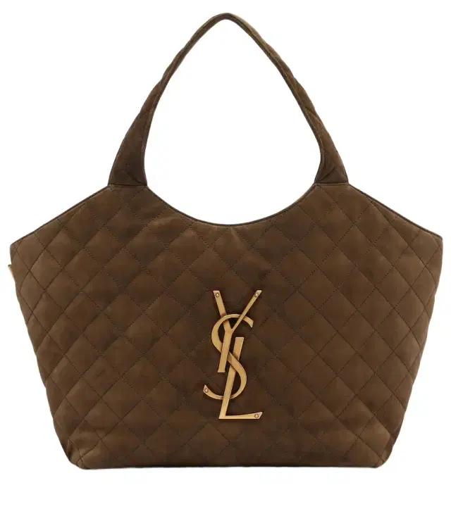 Icare Medium quilted suede tote bag Icare Medium quilted suede tote bag
