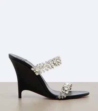 Christian Louboutin Miss Z embellished wedge sandals | Thumbnail 3 Christian Louboutin Miss Z embellished wedge sandals | Thumbnail 3