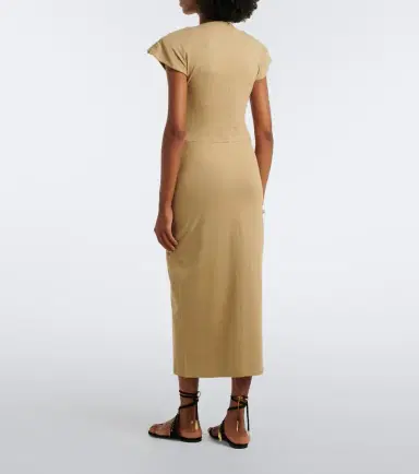Isabel Marant Nadra gathered cotton jersey midi dress | Thumbnail 3 Isabel Marant Nadra gathered cotton jersey midi dress | Thumbnail 3