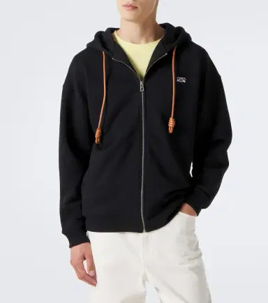 Loewe Double L cotton jersey hoodie | Thumbnail 4 Loewe Double L cotton jersey hoodie | Thumbnail 4