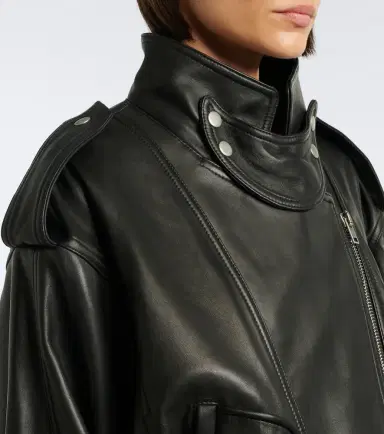 Isabel Marant Farza leather jacket | Thumbnail 6 Isabel Marant Farza leather jacket | Thumbnail 6
