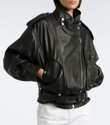 Isabel Marant Farza leather jacket | Thumbnail 7 Isabel Marant Farza leather jacket | Thumbnail 7