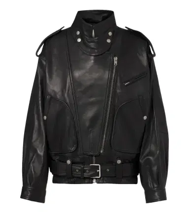 Isabel Marant Farza leather jacket | Thumbnail 1 Isabel Marant Farza leather jacket | Thumbnail 1