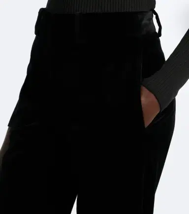 Isabel Marant Roaya cotton velvet straight pants | Thumbnail 2 Isabel Marant Roaya cotton velvet straight pants | Thumbnail 2