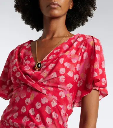 Isabel Marant Faljane floral silk-blend top | Thumbnail 2 Isabel Marant Faljane floral silk-blend top | Thumbnail 2