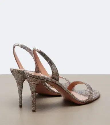 Aquazzura So Nude metallic leather slingback sandals | Thumbnail 2 Aquazzura So Nude metallic leather slingback sandals | Thumbnail 2