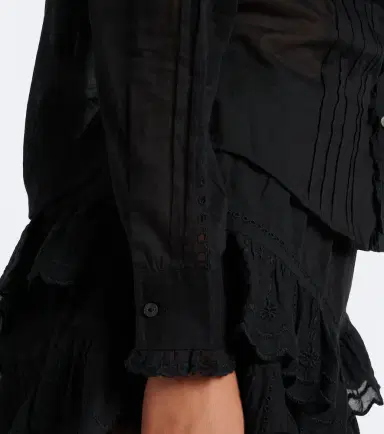 Marant Étoile Lonzie embroidered cotton voile blouse | Thumbnail 3 Marant Étoile Lonzie embroidered cotton voile blouse | Thumbnail 3