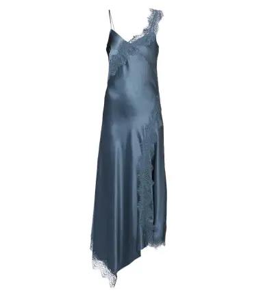 Veronica Beard Vernon lace-trimmed silk-blend midi dress | Thumbnail 1 Veronica Beard Vernon lace-trimmed silk-blend midi dress | Thumbnail 1