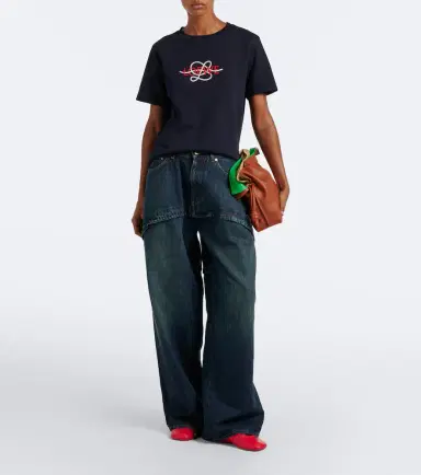 Loewe Logo cotton-blend jersey T-shirt | Thumbnail 5 Loewe Logo cotton-blend jersey T-shirt | Thumbnail 5